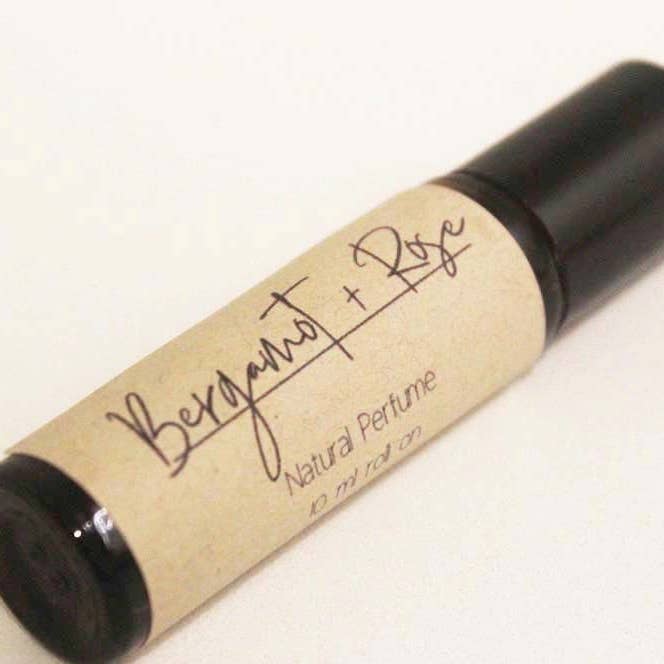 Bergamot + Rose Natural Perfume (10 ml) for wholesale by Roots Holistic Wellness Company