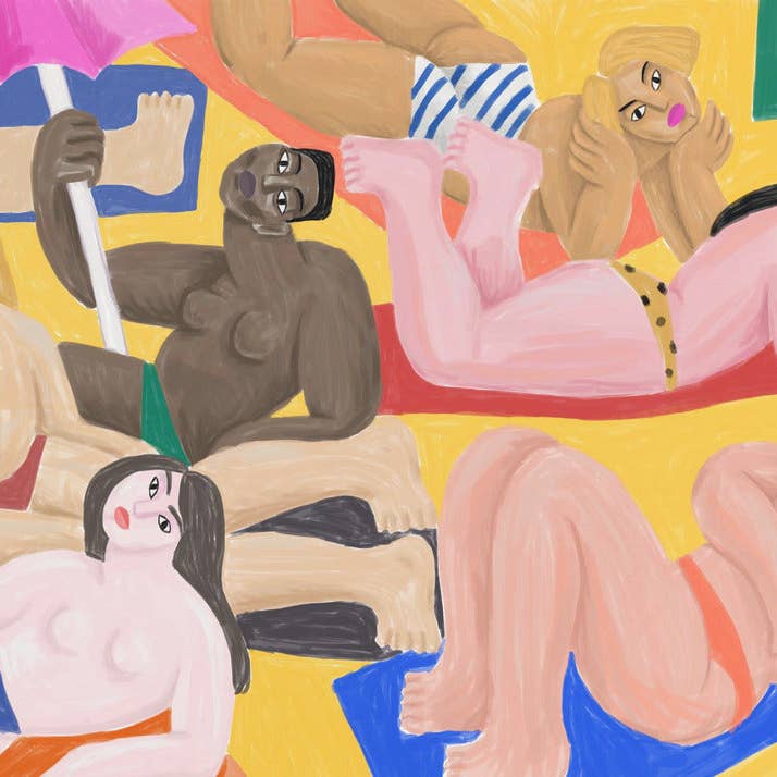 GTA ART – Engroshandel Maleri/tegning – La Plage2