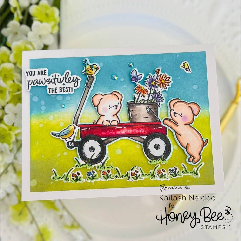 Honey Bee Stamps - Vendita all'ingrosso Timbro in gomma/decorativo - Dog Gone Amazing - Set di Timbri in Fotopolimero 6x86