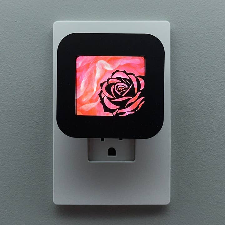 Rose Night Light for wholesale by Swaplights Night Lights
