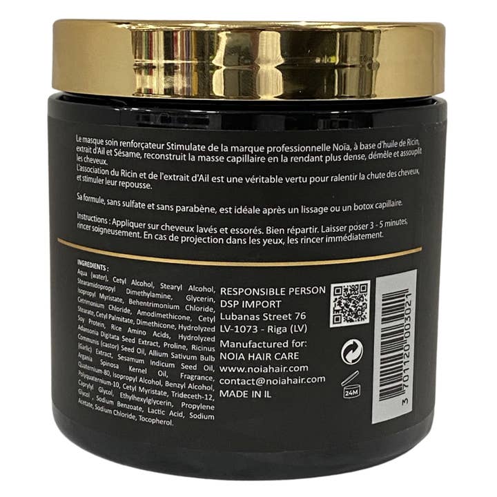 Noïa hair sarina26 – Großhandel Haarmaske – Redness Mask - Rizinusöl, Knoblauch & Sesamextrakt (Kopie)