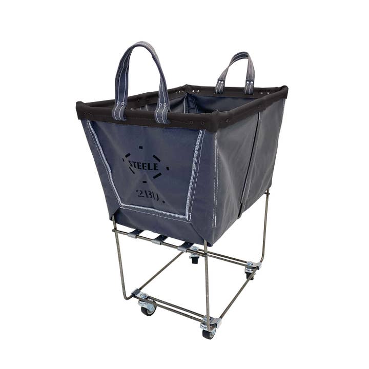 Steele Canvas Basket Corp. - Wholesale Laundry bag - Briquette Canvas Elevated Truck - Permanent Style 2 Bu2