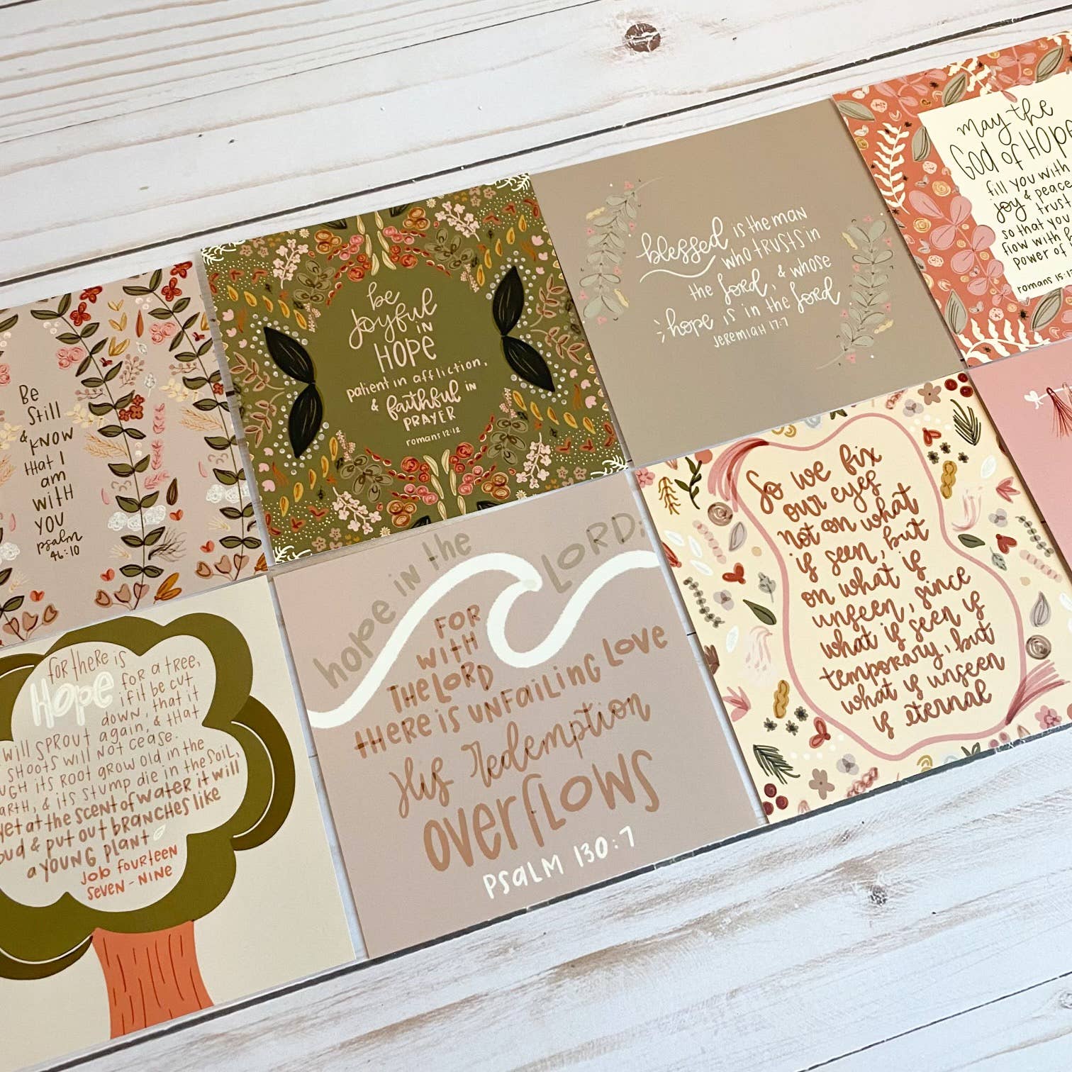 swaygirls - Vente Cartes religieuses - Cartes de prière | Cartes des Écritures | Versets bibliques sur l'espoir11