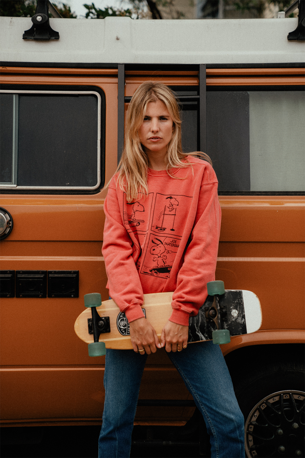 People Of Leisure - Wholesale Graphic Sweatshirt - Women's - Peanuts Joe Cool Snoopy Sweatshirt1