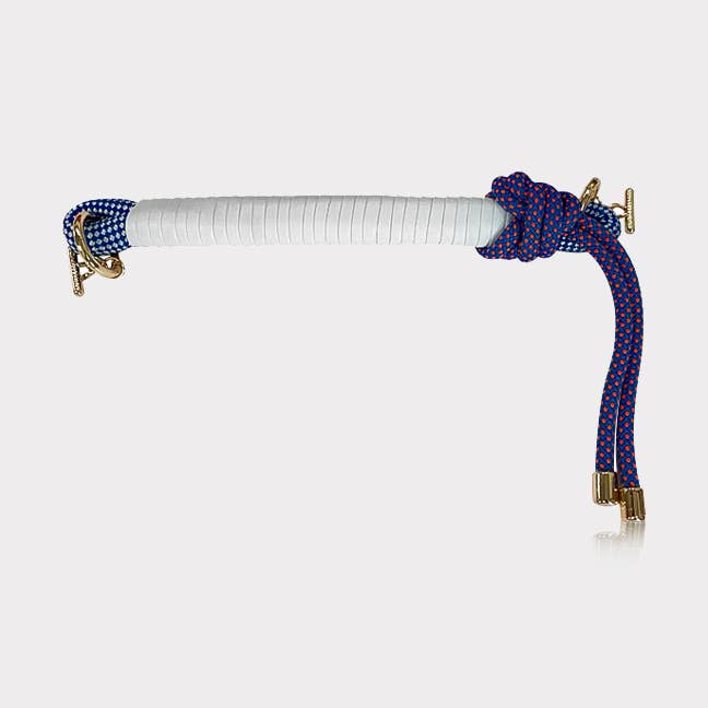 Handgewebter Leder/Nylon-Taschengriff – Farbblock – Designer für den Großhandel von WANACCESSORY