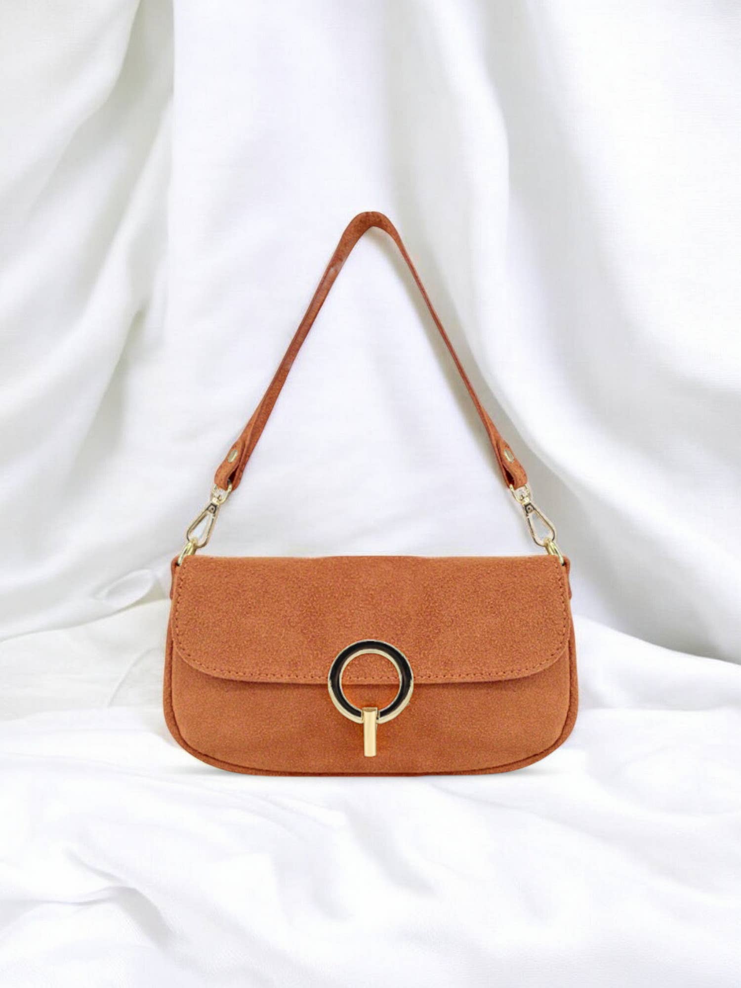 ITALIAN'S LEATHER – Großhandel Schultertasche – Damen – Nuria Lederhandtasche aus Wildleder 25030511