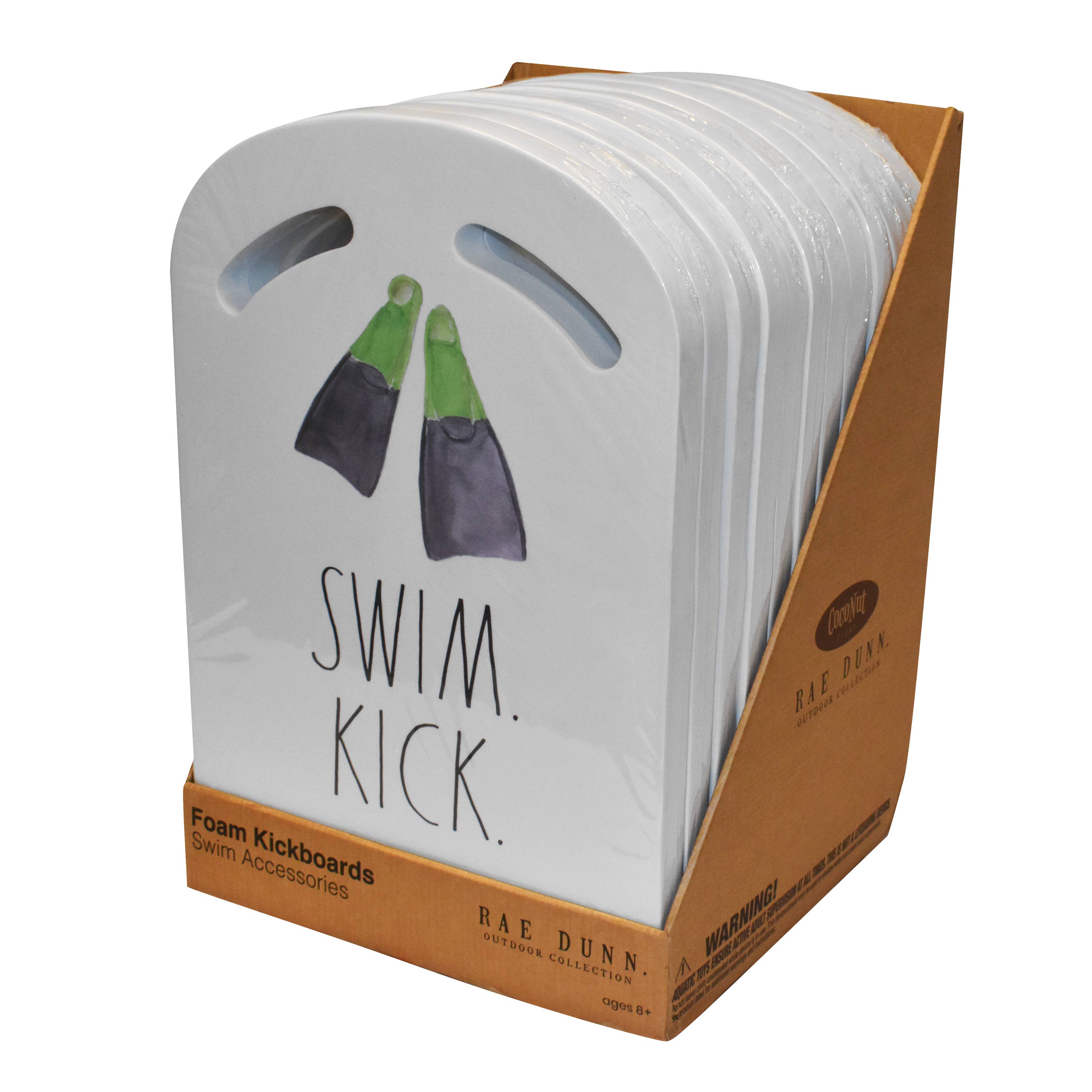 Coconut Outdoor - Wholesale Beach/Pool Toy - Kids & Baby - Rae Dunn - Foam Kickboards - 12pk Assortment in Display Tray2