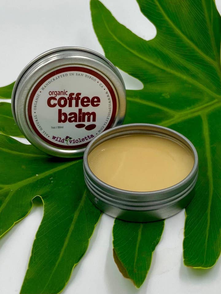 Organic Coffee Hand Balm for wholesale by Wild Violetta