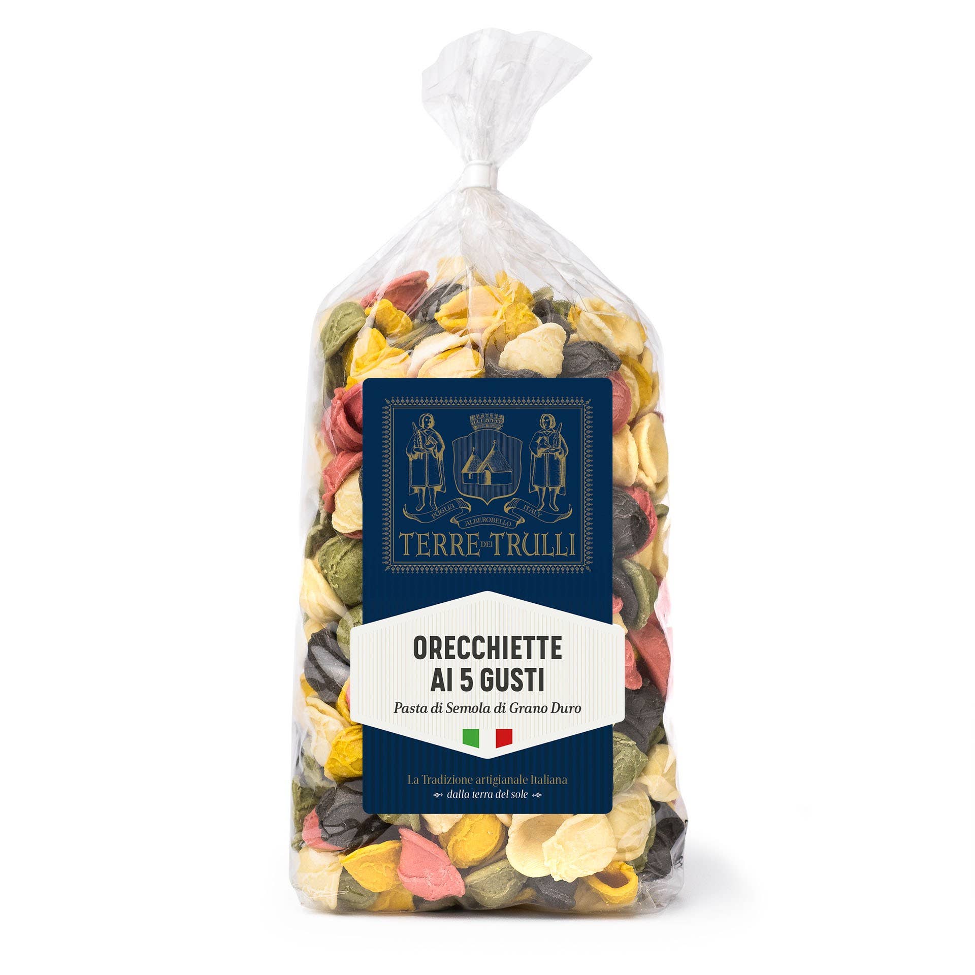 Terre dei Trulli - Wholesale Pasta - Apulian Orecchiette with 5 Tastes 500g - Made in Italy Pasta2