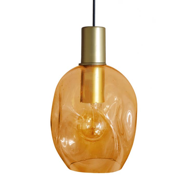 VINGOLF - Suspensiones en forma de globo de metal ámbar para venta al por mayor de Tosel Shop