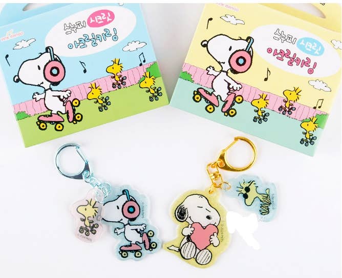 K-Wonderland – wholesale Nyckelring - Unisex – Snoopy Secret Dubbelt akrylnyckelring i slumpmässig box7