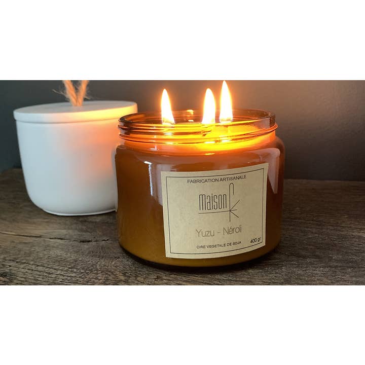 YUZU & NEROLI for wholesale by Bougies maison FK