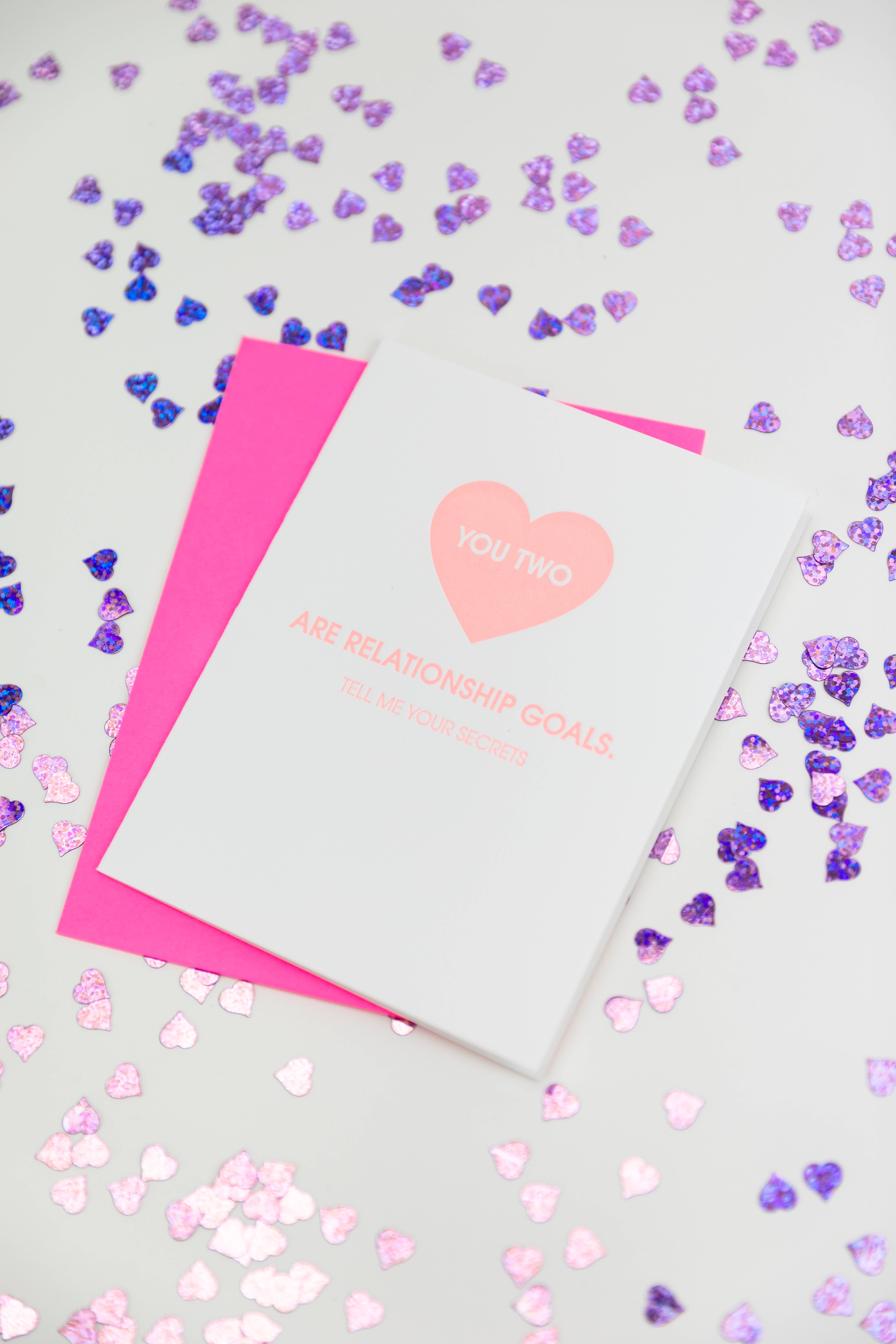 Chez Gagné - Wholesale Anniversary Card - You Two Are Relationship Goals - Love | Anniversary - Card2