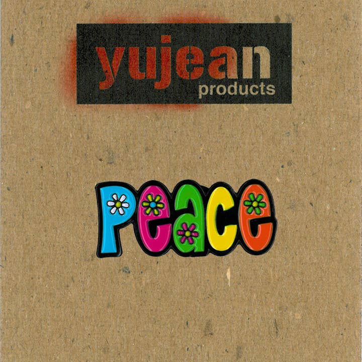 Yujean - Wholesale Lapel Pin/Button - Peace Enamel Pin-E1019