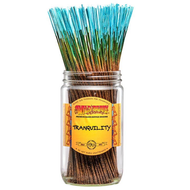 Wild Berry 11" Incense Sticks Tranquility for wholesale by Dip and Glow