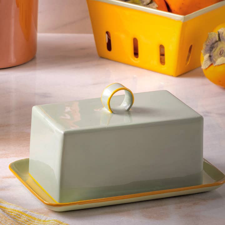 Harlow Bright Butter Dish for wholesale by Be Home