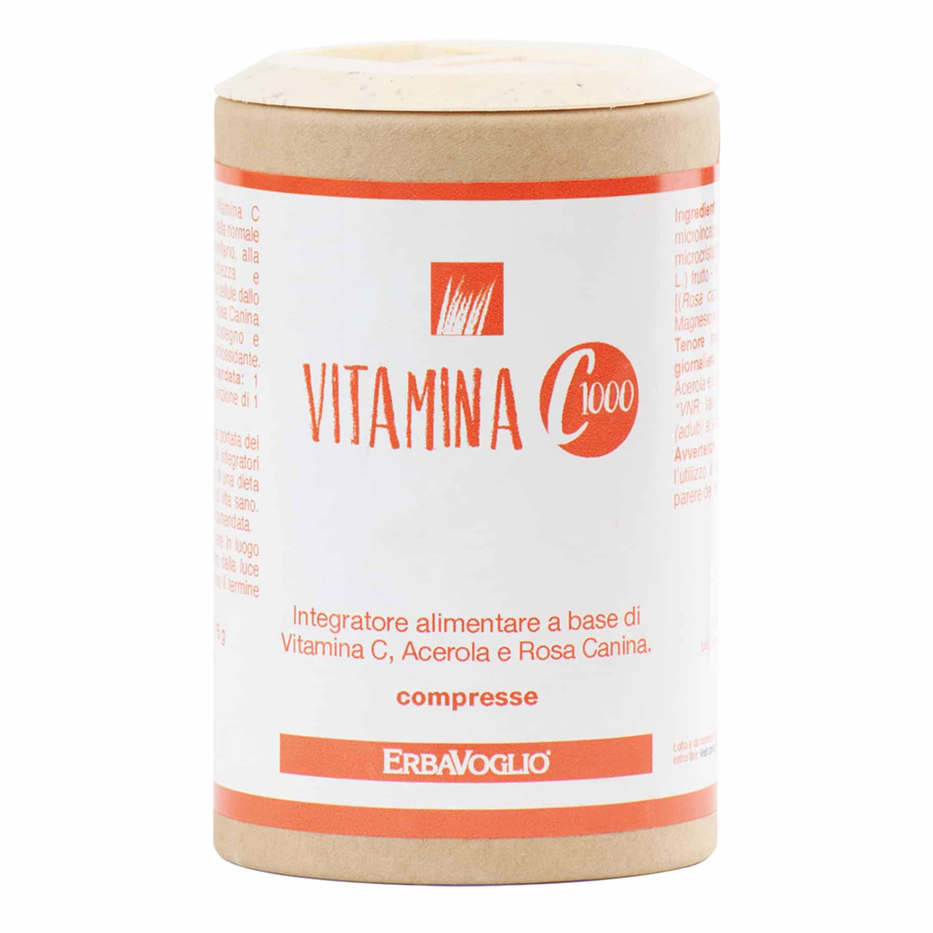 Erbavoglio - Wholesale Oral Supplement/Vitamin - Vitamin C1000 Tablets0