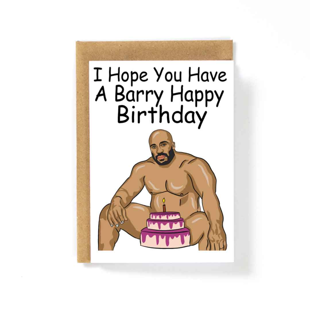 HotAvocado.com - Wholesale Birthday Card - I Hope You Have A Barry Happy Birthday Card