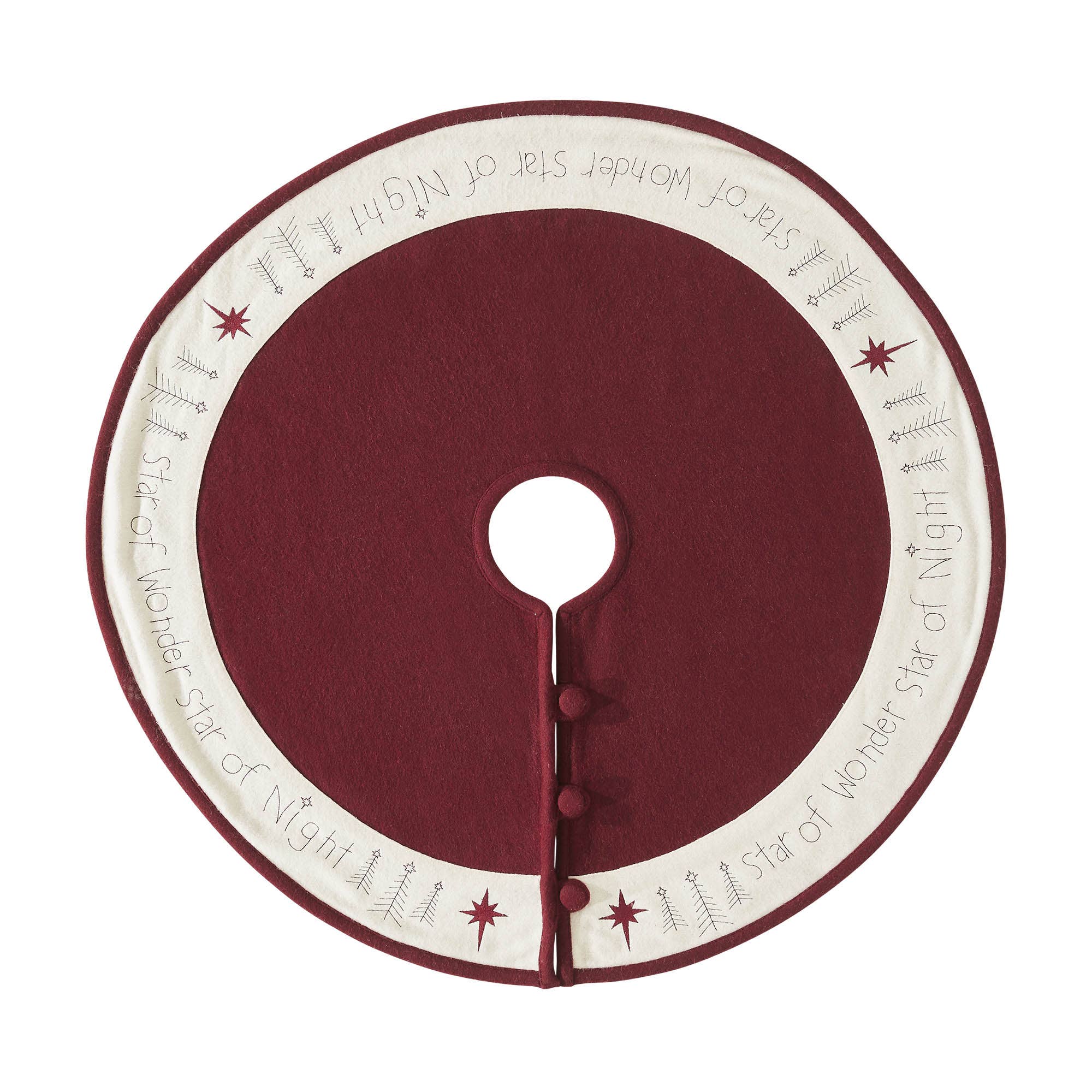 VHC Brands - Wholesale Tree Skirt - Star of Wonder Tree Skirt 362