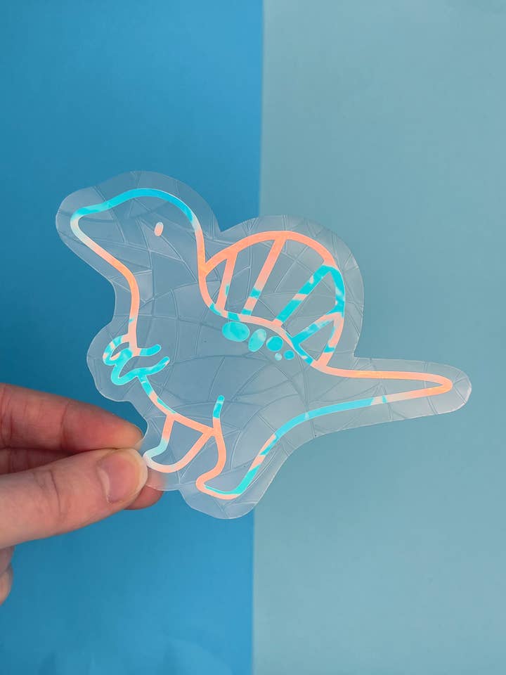 Doris the Spinosaurus Suncatcher for wholesale by Poppodopolis