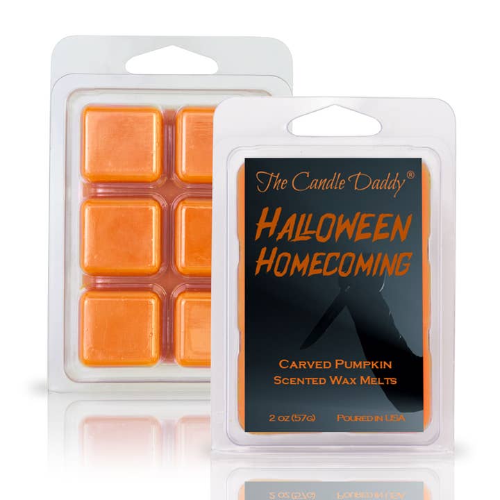 HALLOWEEN HOMECOMING - CRAVED PUMPKIN SCENTHORROR MOVIE WAX for wholesale by The Candle Daddy