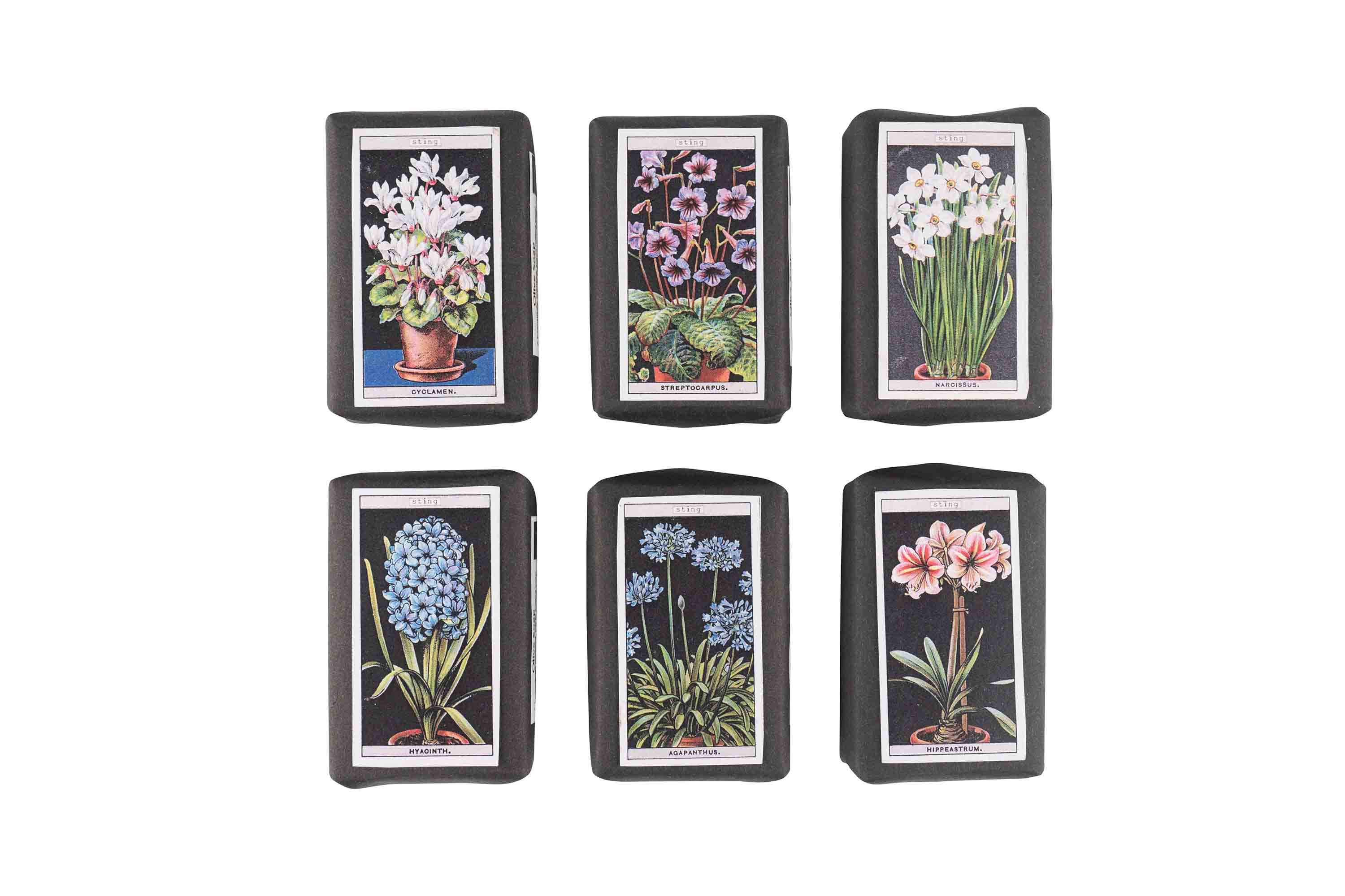 Sting in the Tail Ltd – wholesale Bar Soap – Vintage Pot Plants Label Soap | Triple Milled | Handmade |