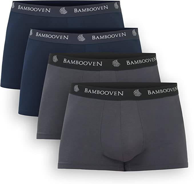 Bambooven - Vente Sous-vêtements – homme - Boxers homme en bambou avec poche de soutien, lot de 422