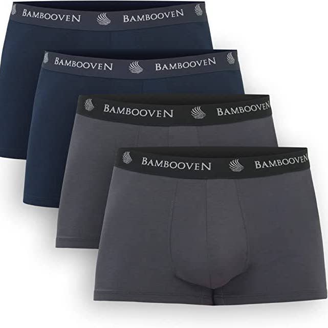 Bambooven - Wholesale Underwear - Men's - Men’s Bamboo Trunks with Pouch 4-Pack22