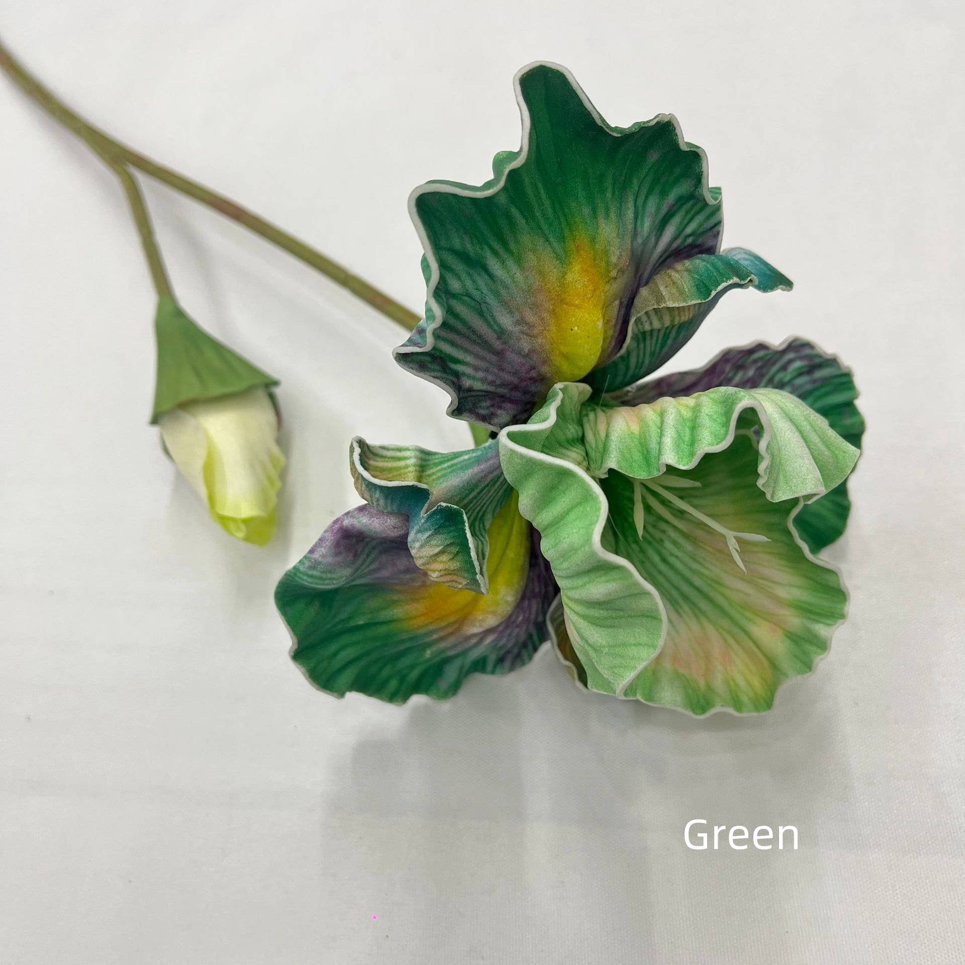 ACNITE(We cover U.S. import duties) – wholesale Artificial flowers – 9 colors Real touch iris flower large iris faux flowers9