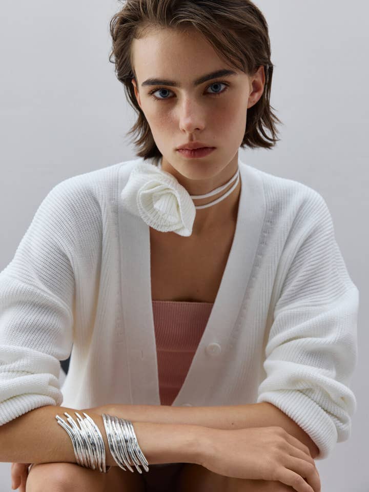 Nenya Fashion Limited – wholesale Kofta - Dam – Monki Ribbstickad Cardigan Lorin4