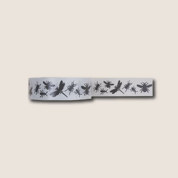 wowgoods – wholesale Washitejp – Insekter Svart Washi-tejp