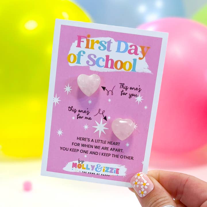 First Day Of School Sharing Crystal Hearts for wholesale by by Molly&Izzie