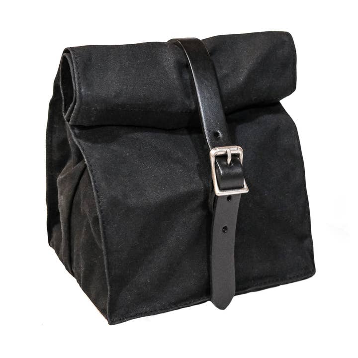 Waxed Canvas Lunch Tote for wholesale by Hardmill