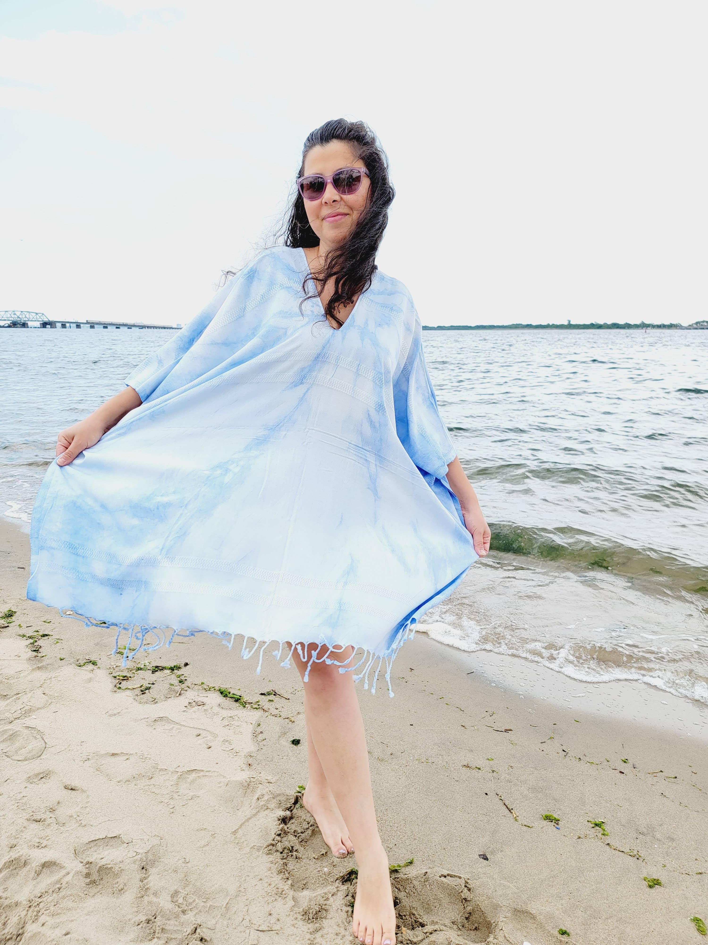 EBRU Home - Vendita all'ingrosso Copricostume - Donna - Telo da spiaggia, abito da spiaggia, copertura leggera fatta a mano3