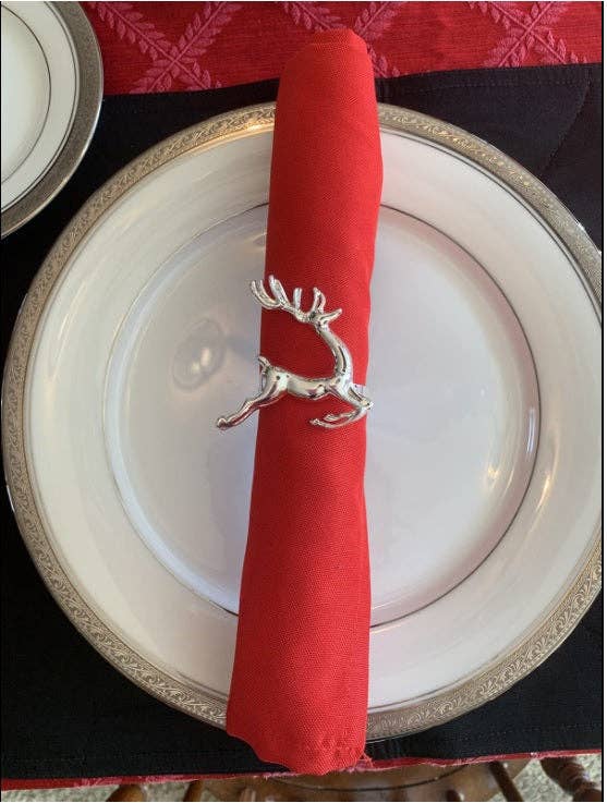 YOUR CHAIR COVERS - Wholesale Dinner & Cloth Napkin - 20 inch Polyester Cloth Napkins Red (Pack of 10)2