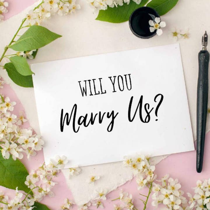 Ci sposerai? Biglietto Proposta Ufficiale per la vendita all'ingrosso da parte di Never Knew I Needed