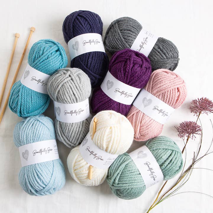 Wool Couture Company - Wholesale DIY Craft Kit - Hat Crochet Kit - Beginner Basics