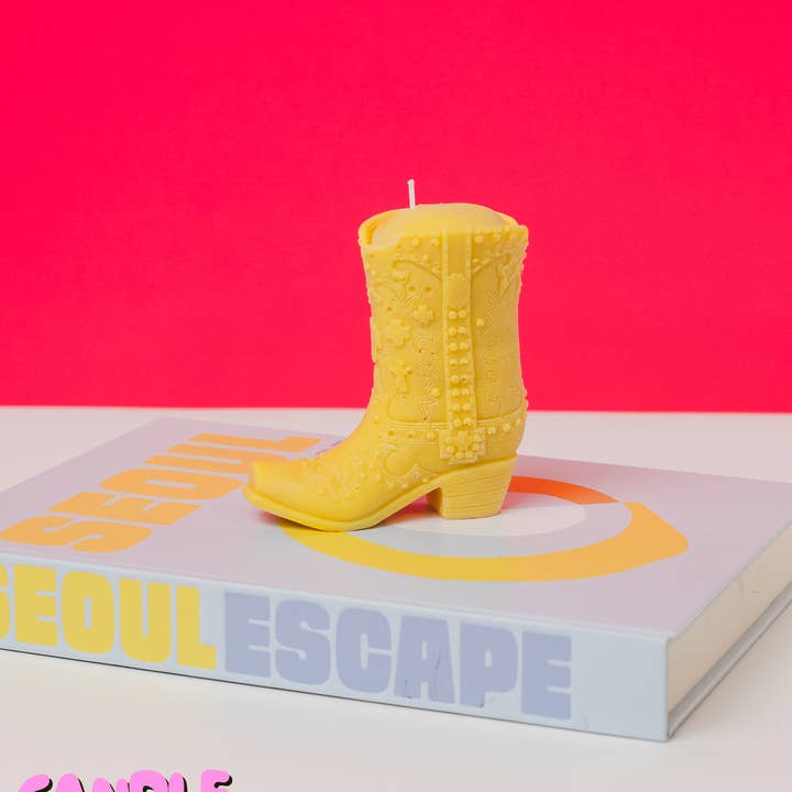 Candle Lume - Vendita all'ingrosso Candele regalo - Candela a forma di stivale da cowboy6