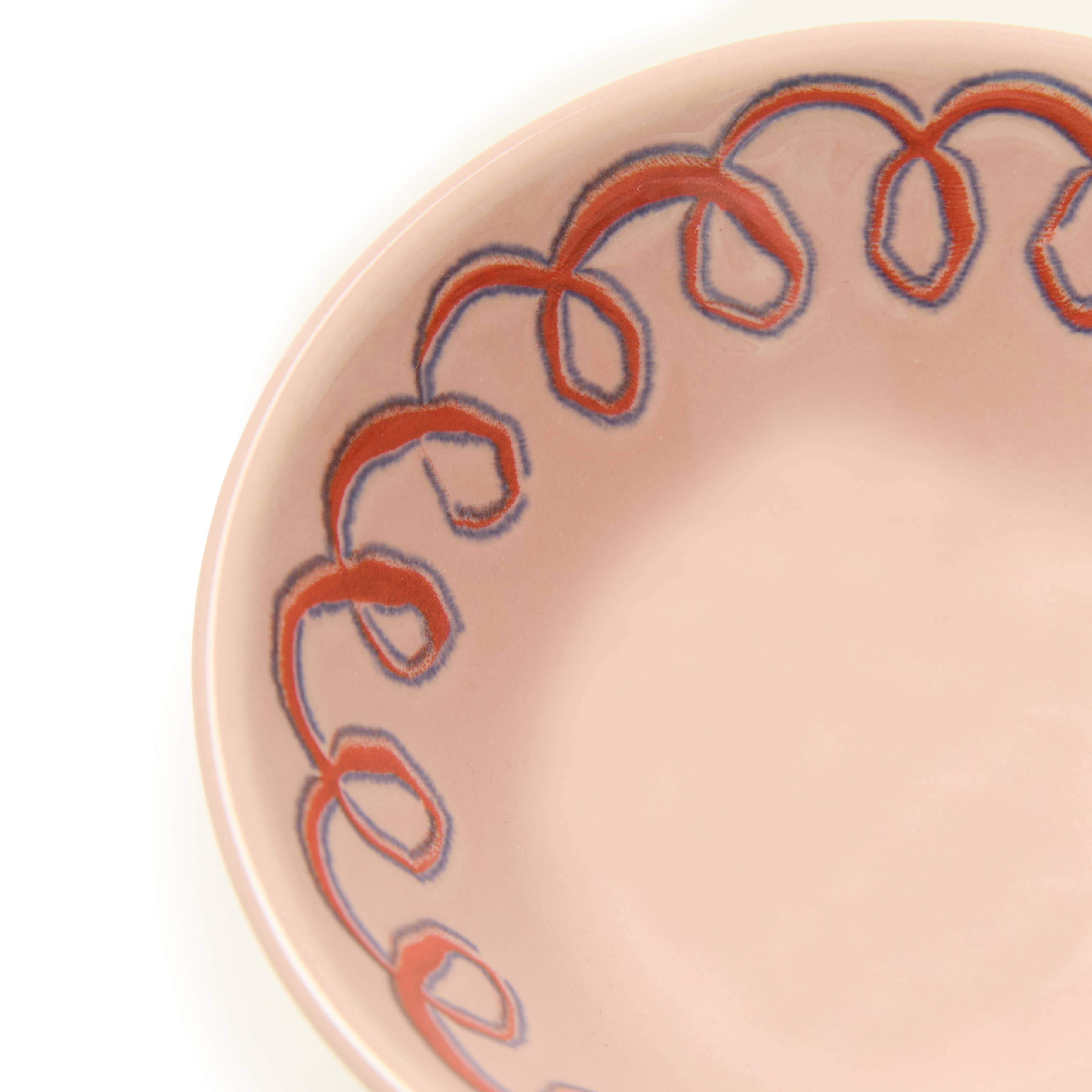 Couleur Nature - Wholesale Bowl - Amalfi Berry Bowl Pink - 4.5" Diameter - 6.4 fl oz2