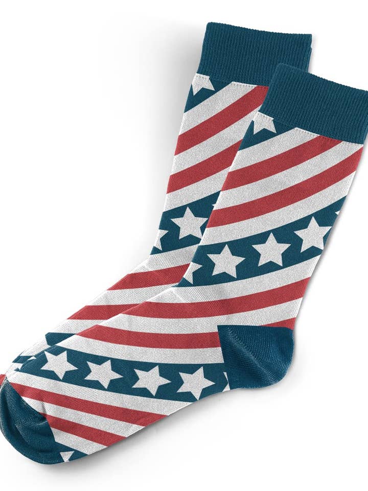 Smithco Distributing - Venta al por mayor Calcetines - Unisex - Calcetines Sillies Socks USA - America Novelty, calcetines patrióticos9