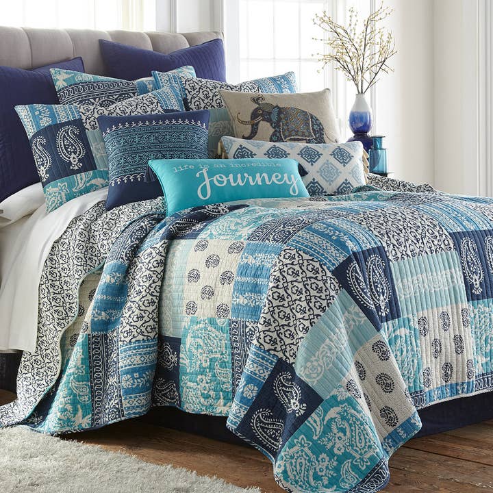 Set trapunta Chandra per la vendita all'ingrosso da parte di Levtex Home