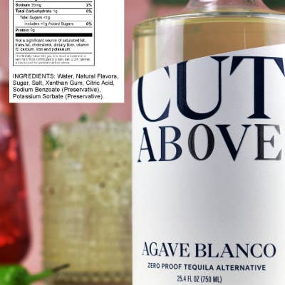 Cut Above Zero Proof Spirits - Wholesale Non-Alcoholic Spirits/Wine/Beer - CUT ABOVE Zero Proof Agave Blanco Tequila4