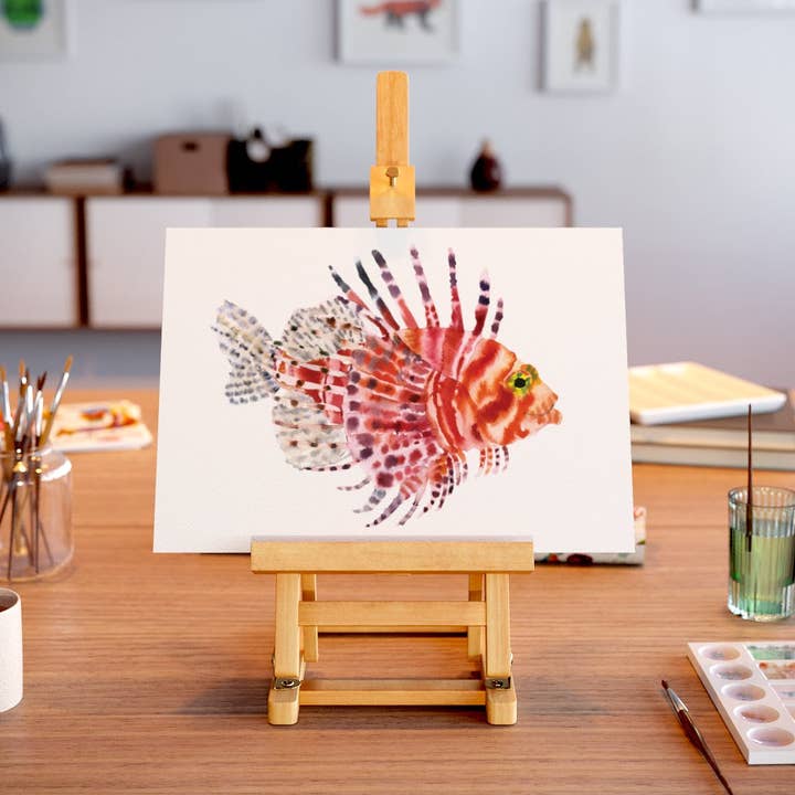 Estampado de giclée de pez león para venta al por mayor de Rosie Webb illustrations