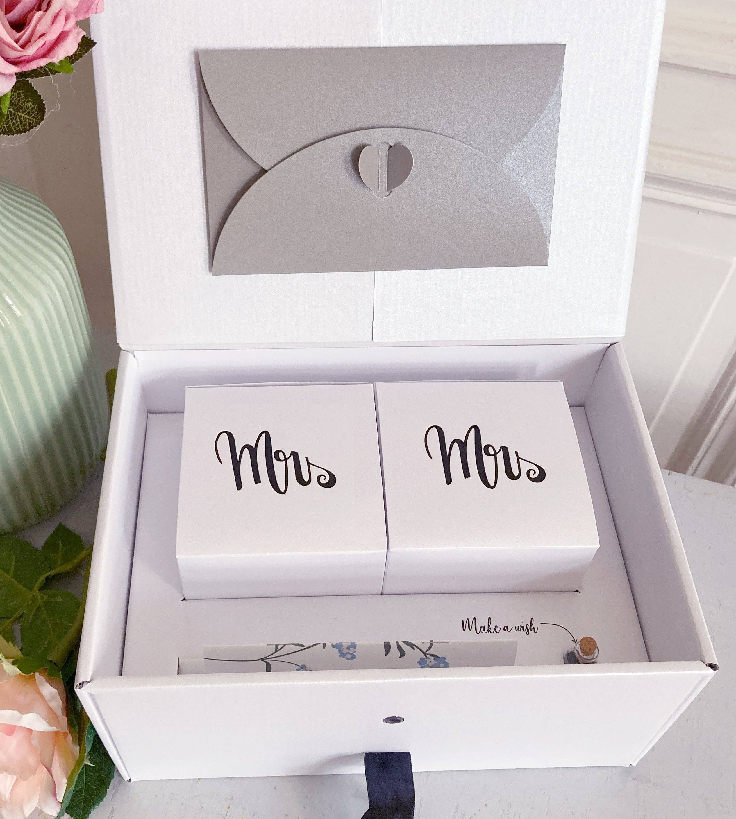 Countdown-Kalender - We celebrate emotions - Venta al por mayor Caja de regalo - Caja de regalo para boda « Happy Hearts » | Mrs & Mrs1