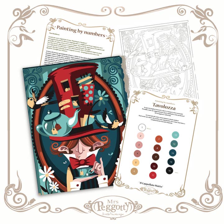 Mad Hatter painting kit for wholesale by Hop!