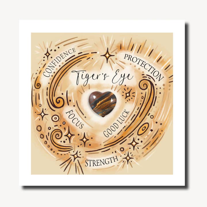 Tijgeroog | Sybil Liefde | Welzijnskaart voor wholesale door Marina B