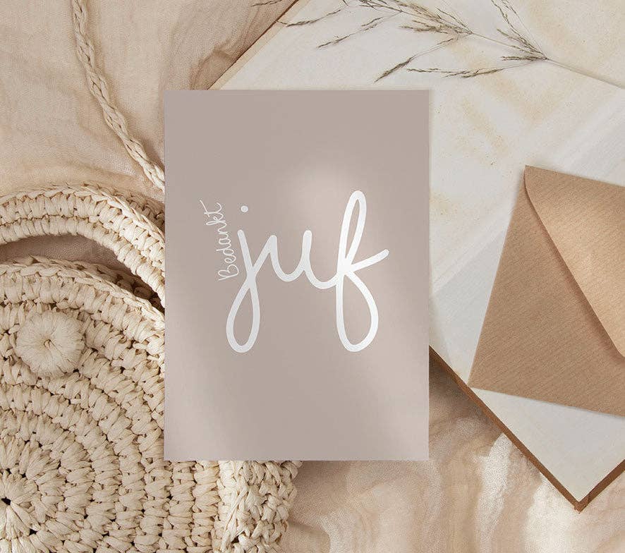 NynkeOntwerpt - Wholesale Thank You Card - Card | Thank you teacher