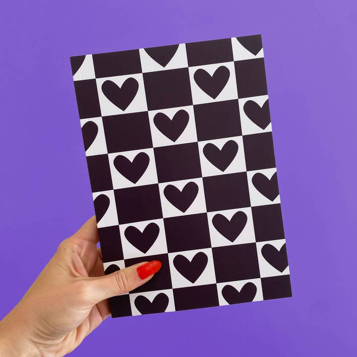 CHECK | A5 Lined Notebook for wholesale by KATIE PAYNE DESIGN