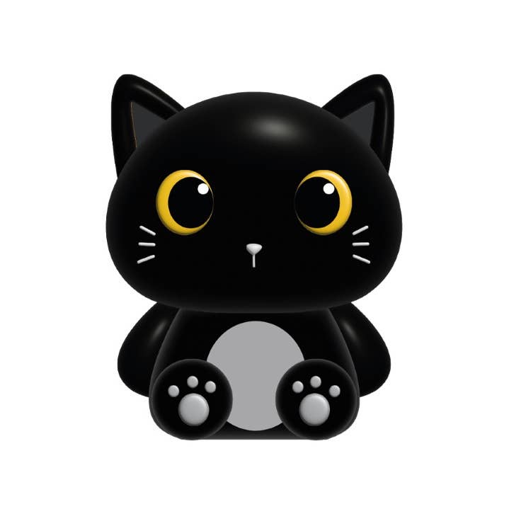 I-Total, I-Drink - Wholesale Eraser - XL Eraser Black Cat Display 12 Pcs0