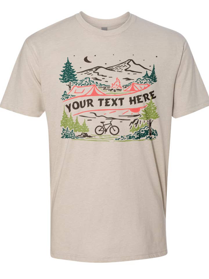 Classic State - Wholesale Screen Printed T-Shirt - Unisex - Hike.Camp.Bike Custom Unisex Tee5